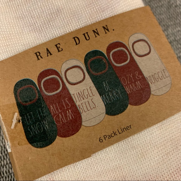Rae Dunn Christmas Liner Sock Bundle - 12 Socks! - Picture 2 of 5